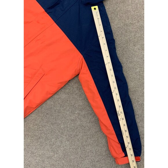 Lands End Jacket Boys M (10-12) Squall Waterproof Nylon Hooded Insulated Zip-Up - Picture 5 of 9